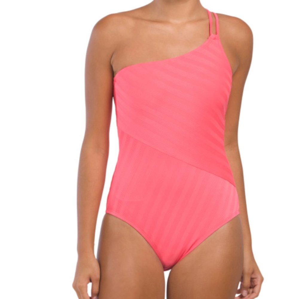 LA BLANCA Linea Costa One Shoulder One-piece Swimsuit - Picture 5 of 6